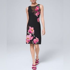 White House Black Market Reversible Matte Jersey Shift Dress